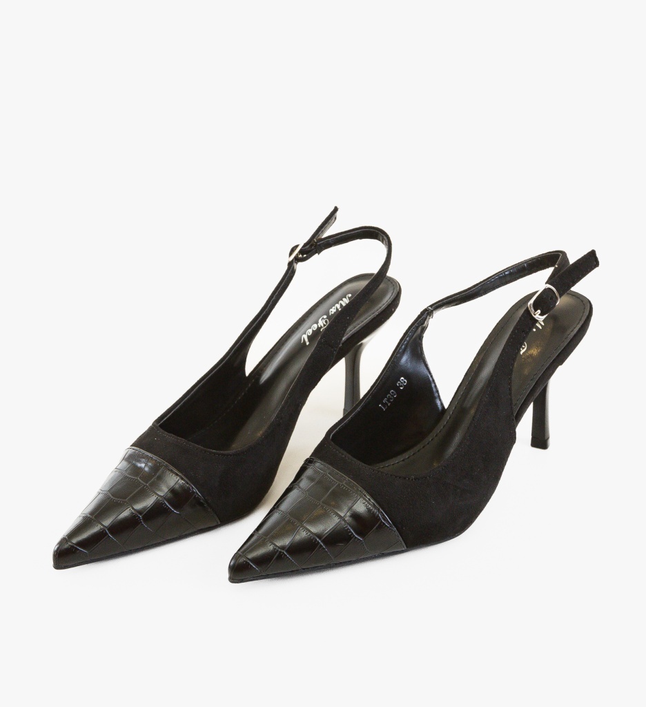 Pantofi dama Hegrid Negri eleganți - imagine 7
