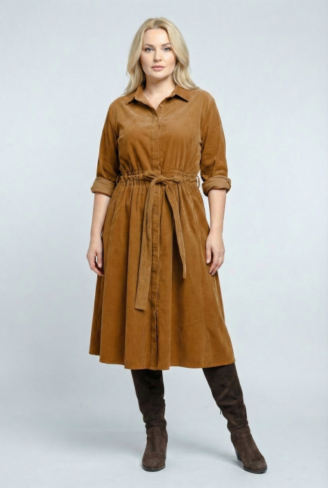 Rochie Catifea Shopika | Talie Reglabila - imagine 2