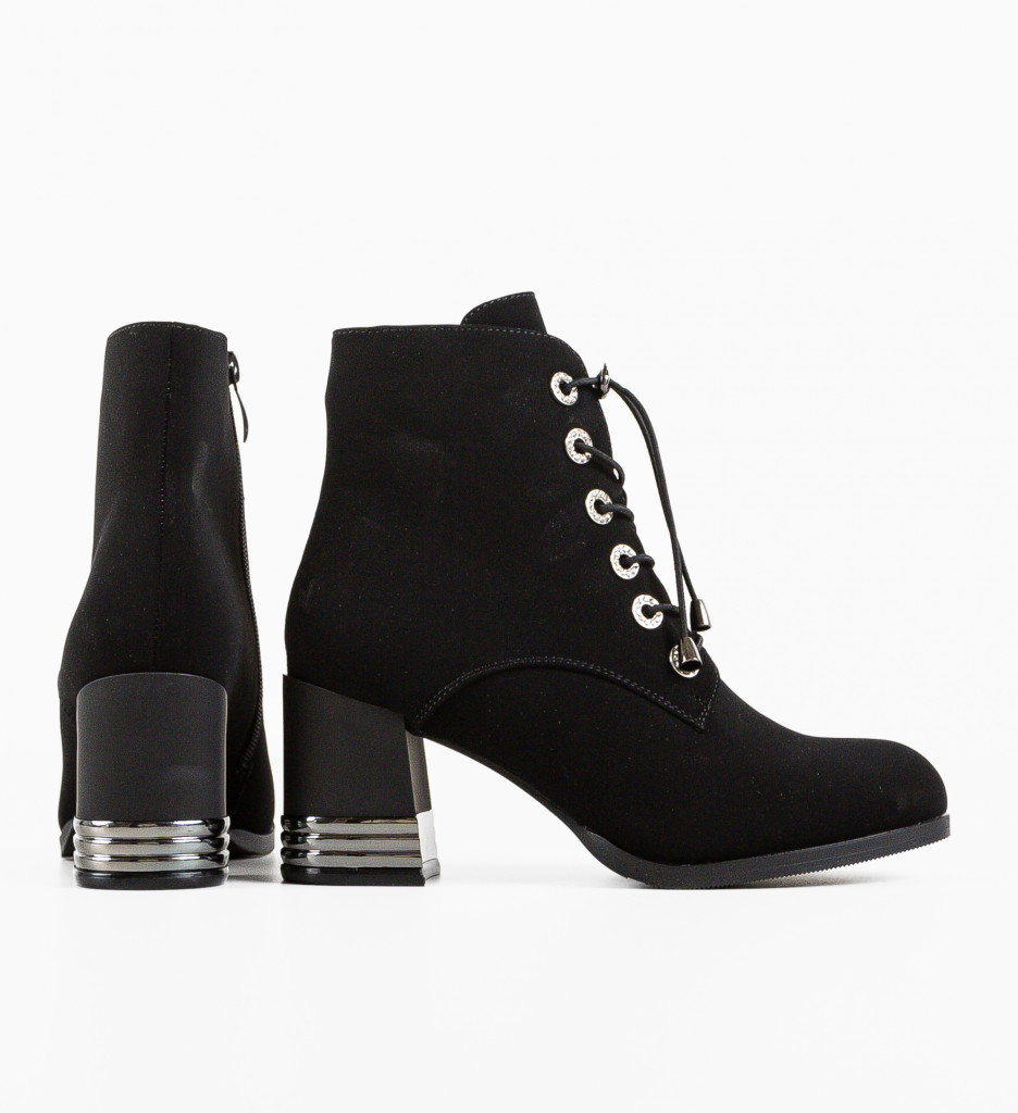 Botine Dama Thea Negre | Stil și Confort - imagine 6