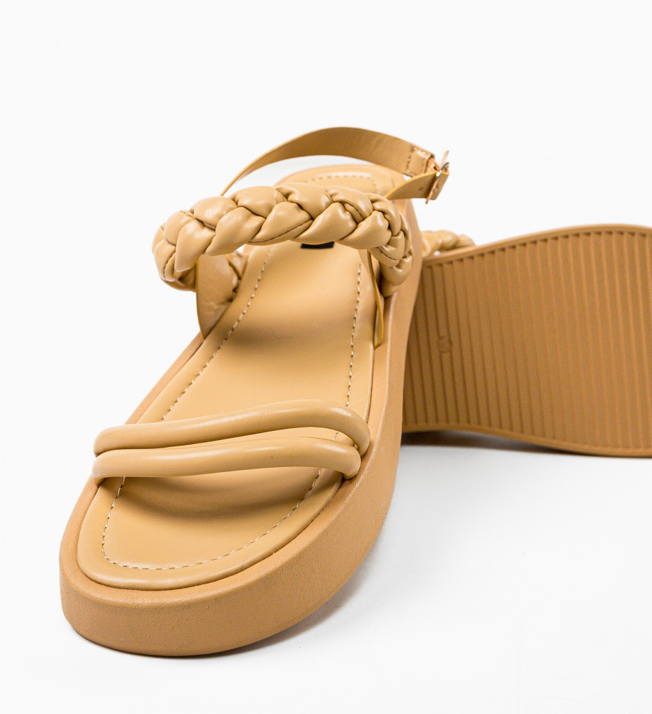 Sandale Dama Terrazas Camel - Eleganță și Stil - imagine 4