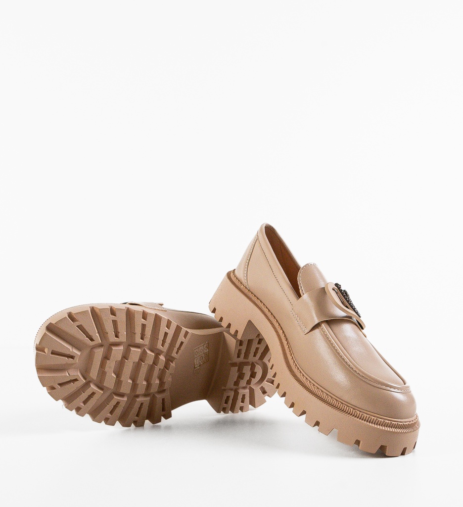 Pantofi Casual Dama Ejiro Bej | Confort & Stil - imagine 6