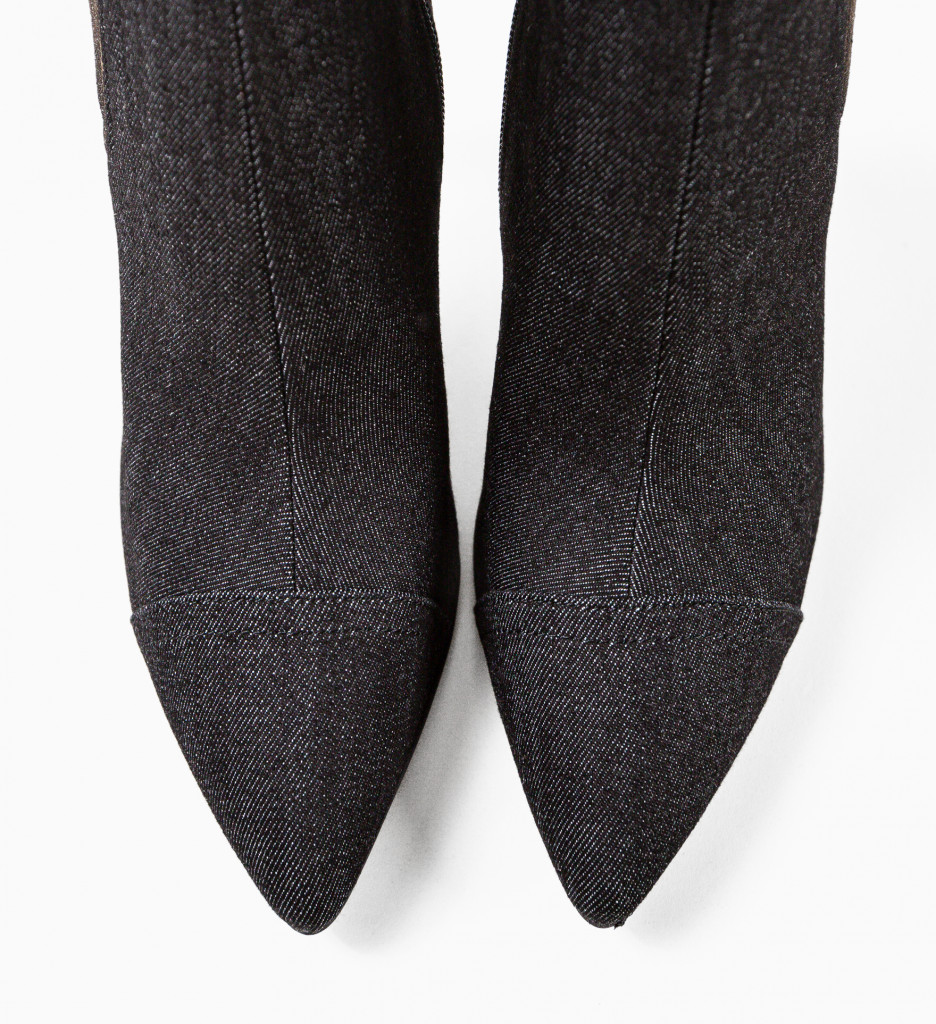 Botine Dama Nithya Negre | Design Modern - imagine 6