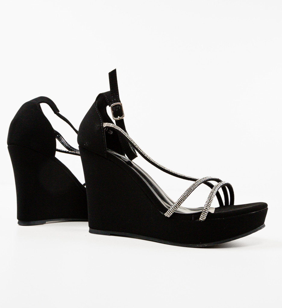 Platforme Dama Duys Negre | Eleganță și Confort - imagine 5