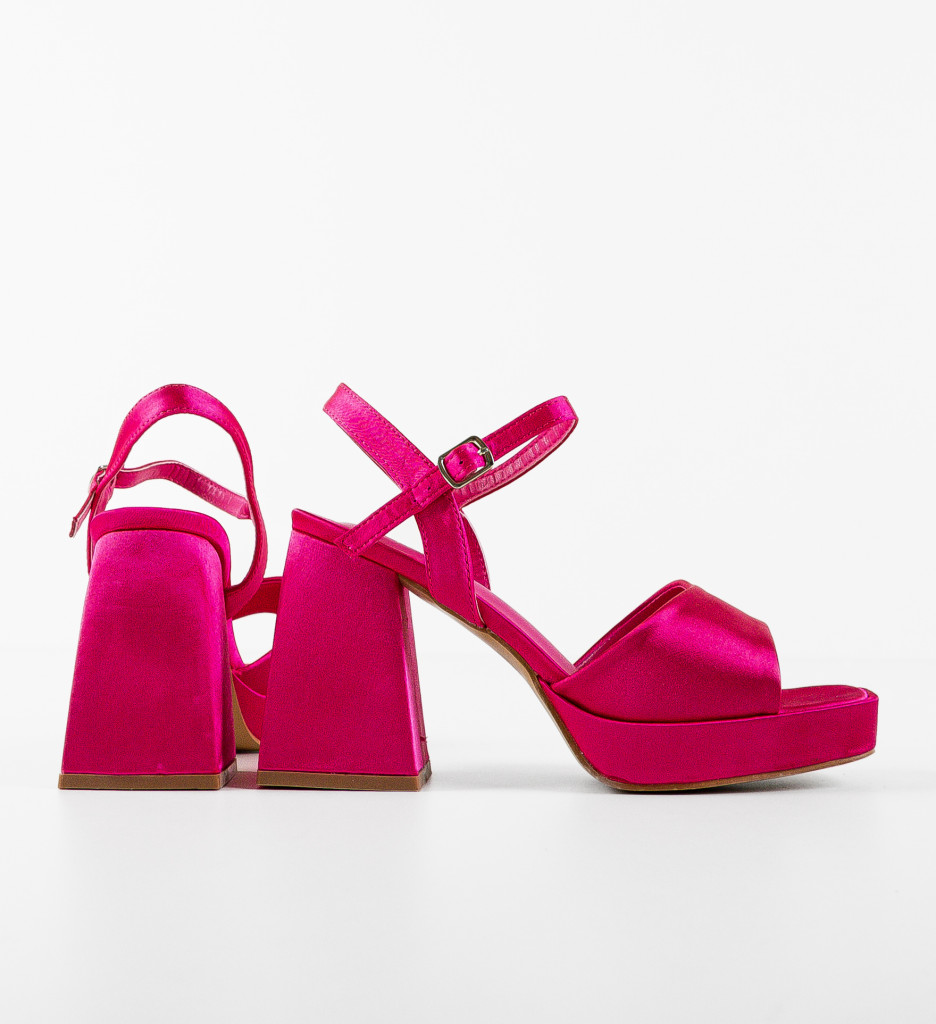 Sandale Toc Josep Fuchsia | Eleganță Maximă - imagine 6
