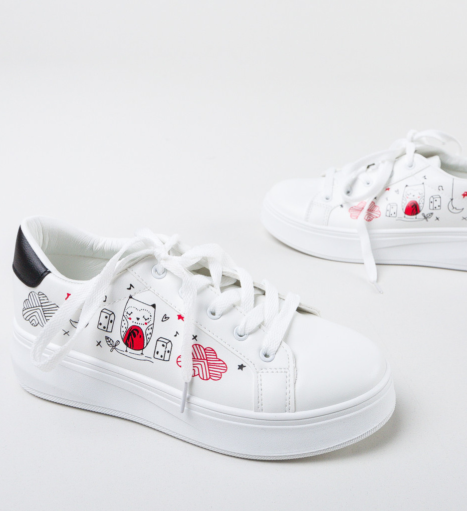 Sneakers Dama Albi | Confort și Stil - imagine 6