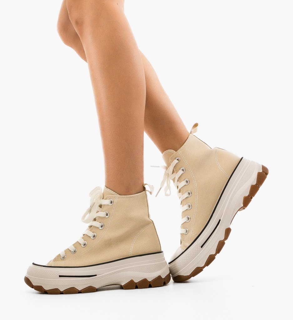 Sneakers Fedaz Khaki Dama - Confort & Stil - imagine 7