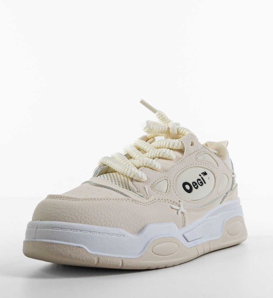 Pantofi Scarl Bej | Sport & Casual Chic - imagine 5