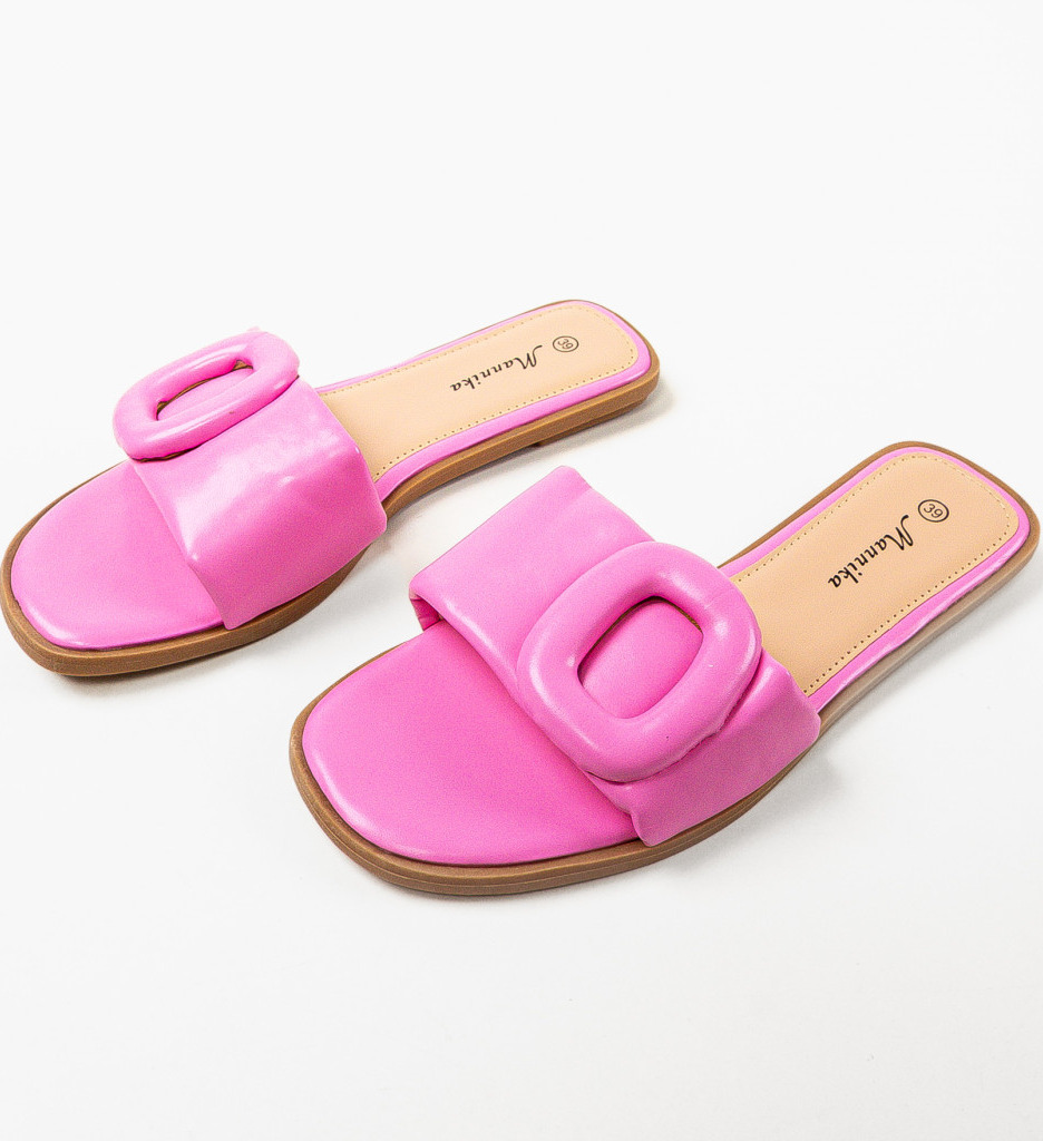 Papuci Dama Palesa Fuchsia | Confort și Stil - imagine 7