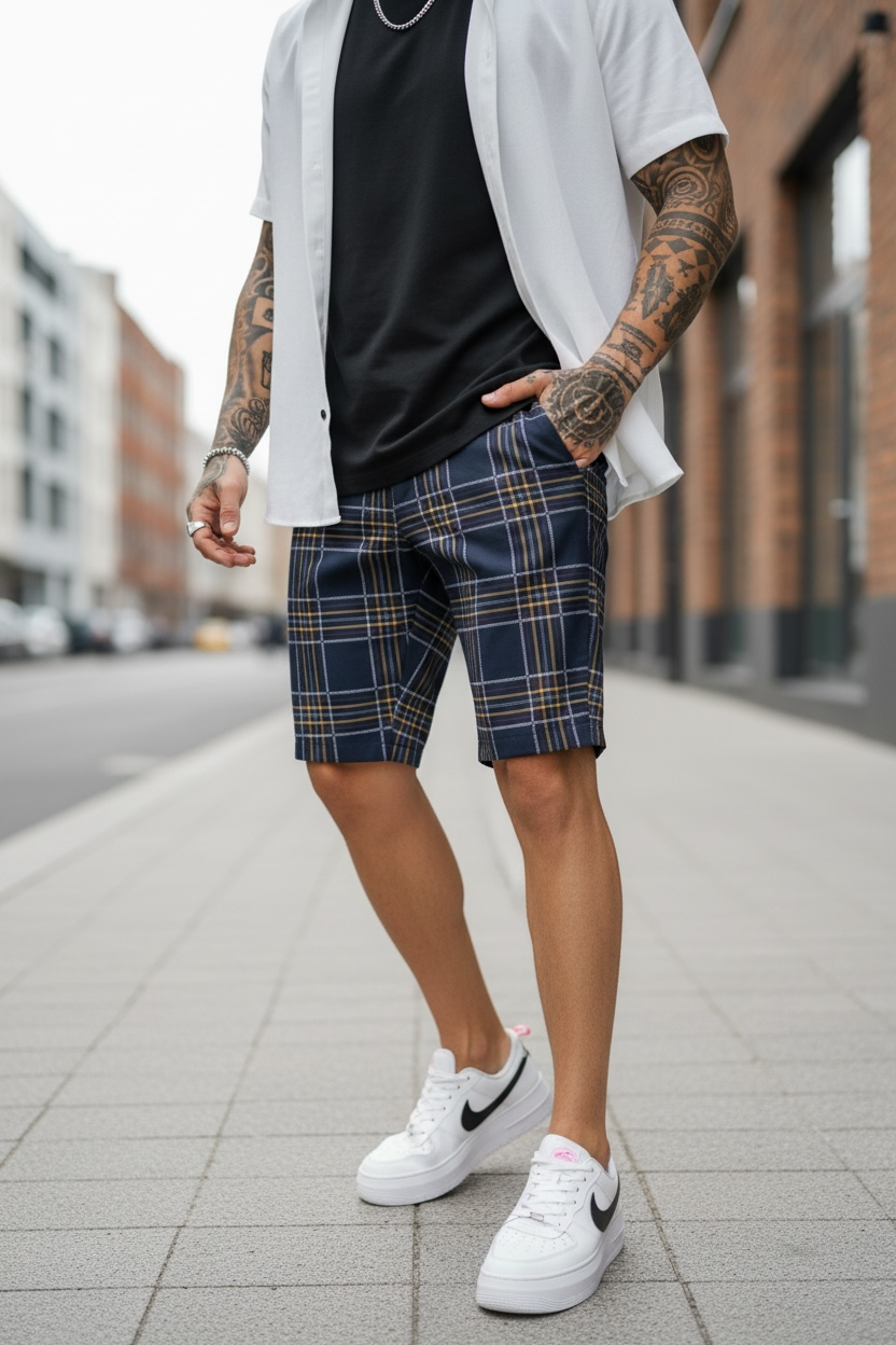 Pantaloni Scurți Casual cu Imprimeu | Stil și Confort - imagine 2