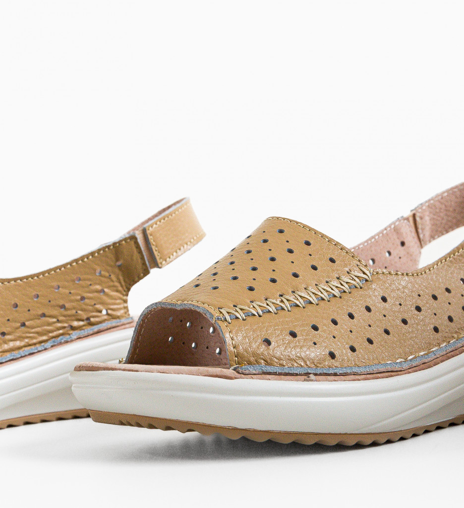 Platforme Casual Lindone Bej - Stil și Confort - imagine 6