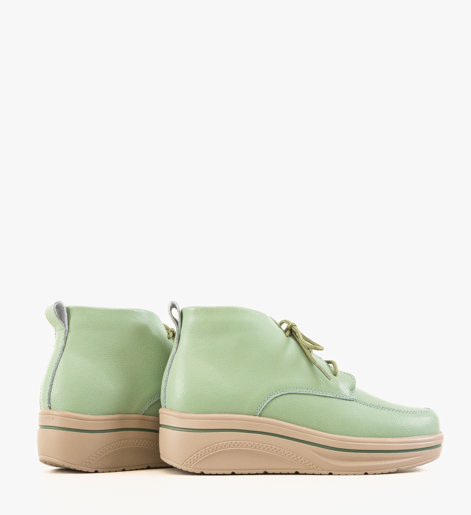 Pantofi Casual Bergamon Verzi | Confort & Stil - imagine 5