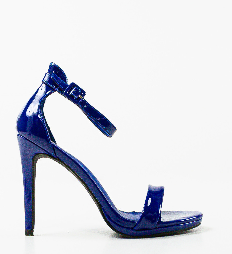 Sandale Hendrix Albastre cu Toc Elegante - imagine 2