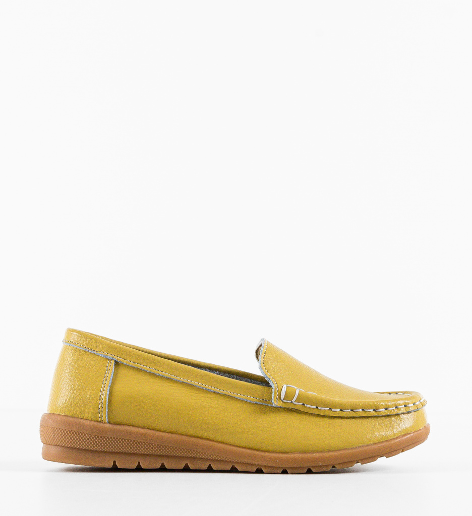Pantofi Casual Georgie Galbeni - Stil și Confort Zilnic - imagine 4