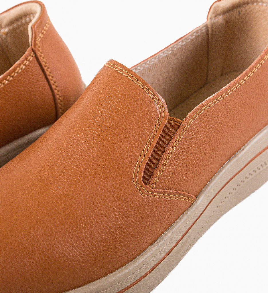 Pantofi Casual Alpino Camel - Confort & Stil - imagine 7