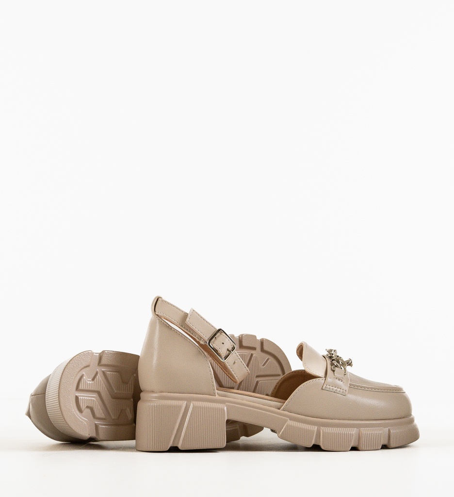 Pantofi Casual Nasana Bej - Confort și Stil - imagine 4