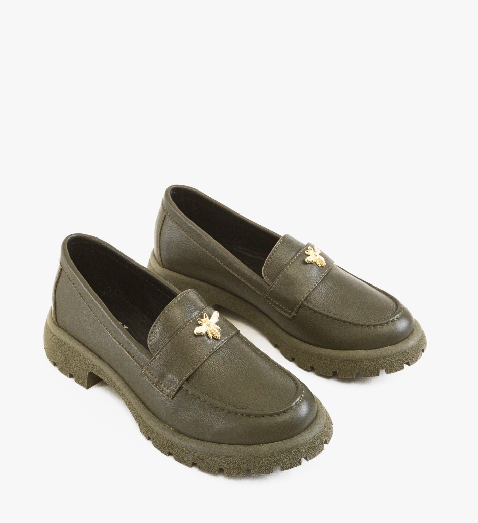 Pantofi Casual Dama Fosere Verzi Confortabili - imagine 9