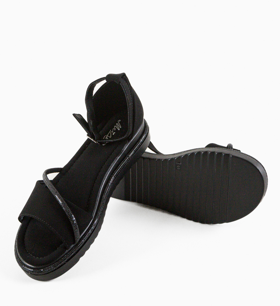Sandale Dama Haarlem Negre | Eleganță și Stil - imagine 7