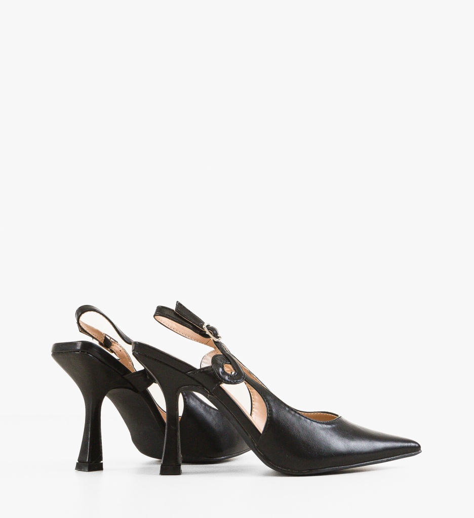 Pantofi Dama Negri cu Toc Eleganți Cecily - imagine 3