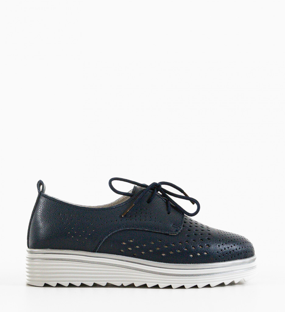 Pantofi Bleumarin Casual pentru Confort Zilnic - imagine 3