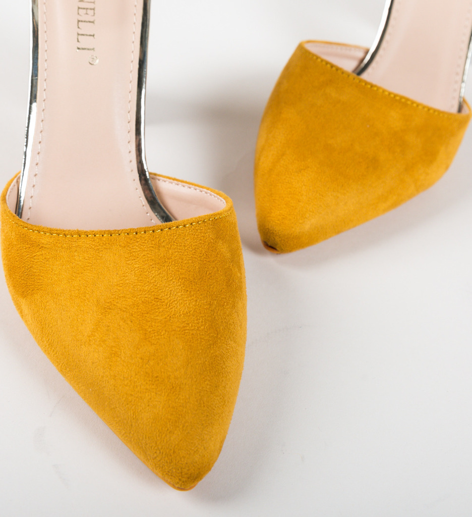 Pantofi Kory Galbeni - Notă de Stil Elegant - imagine 5