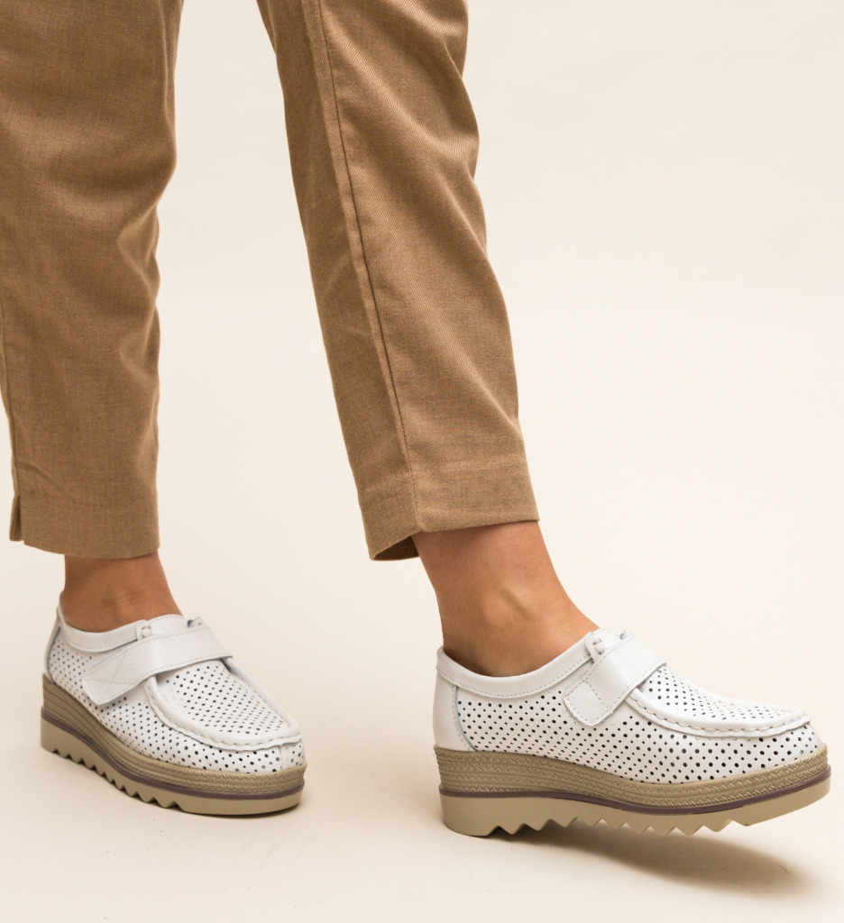 Pantofi Histria Albi Casual - Confort Stilat