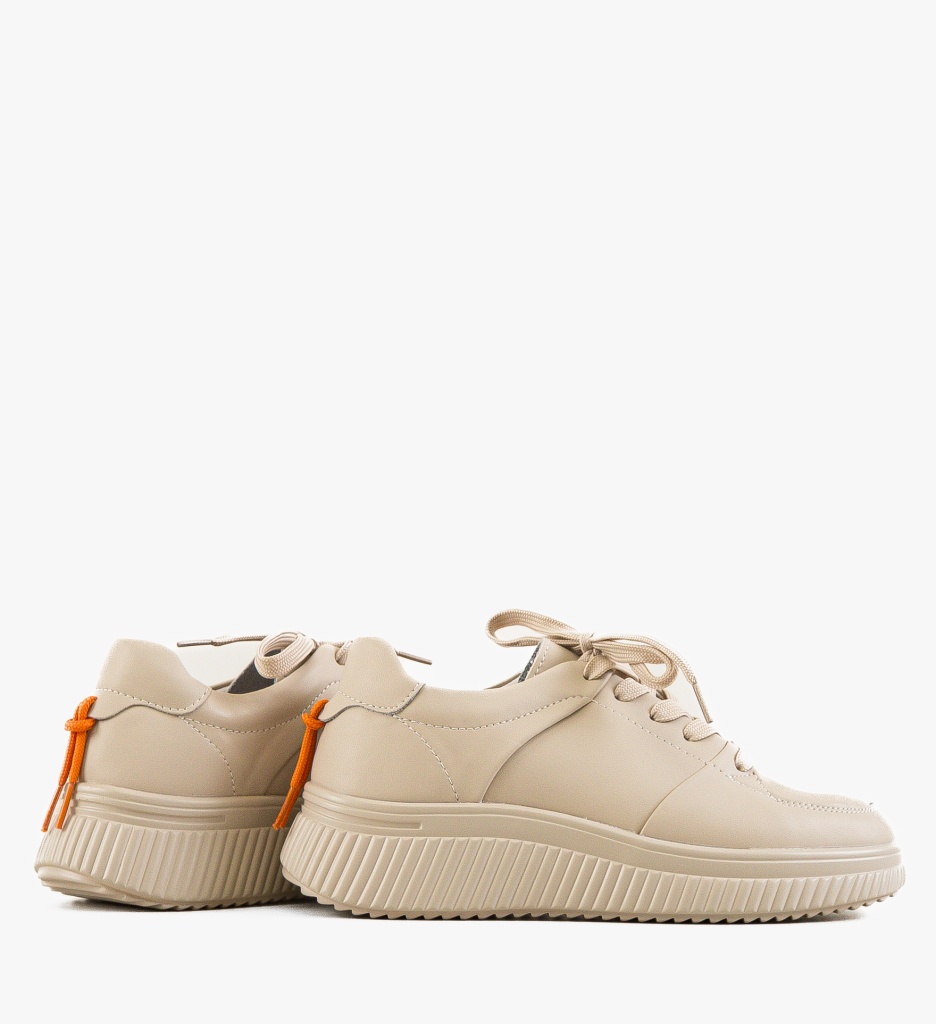 Sneakers Dama Honney Bej | Confort și Stil - imagine 5