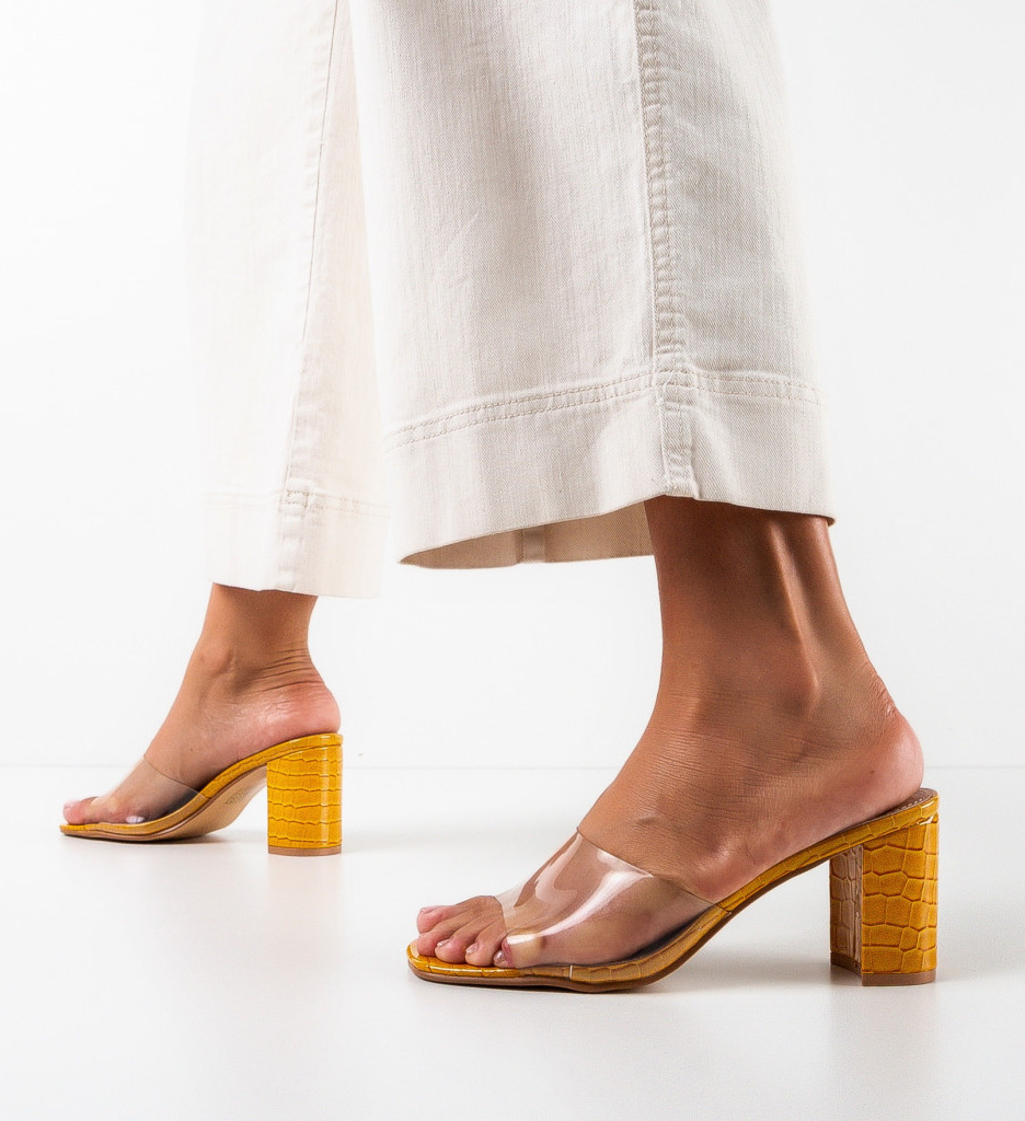 Saboti Fadakav Galbeni - Eleganță și Confort - imagine 1