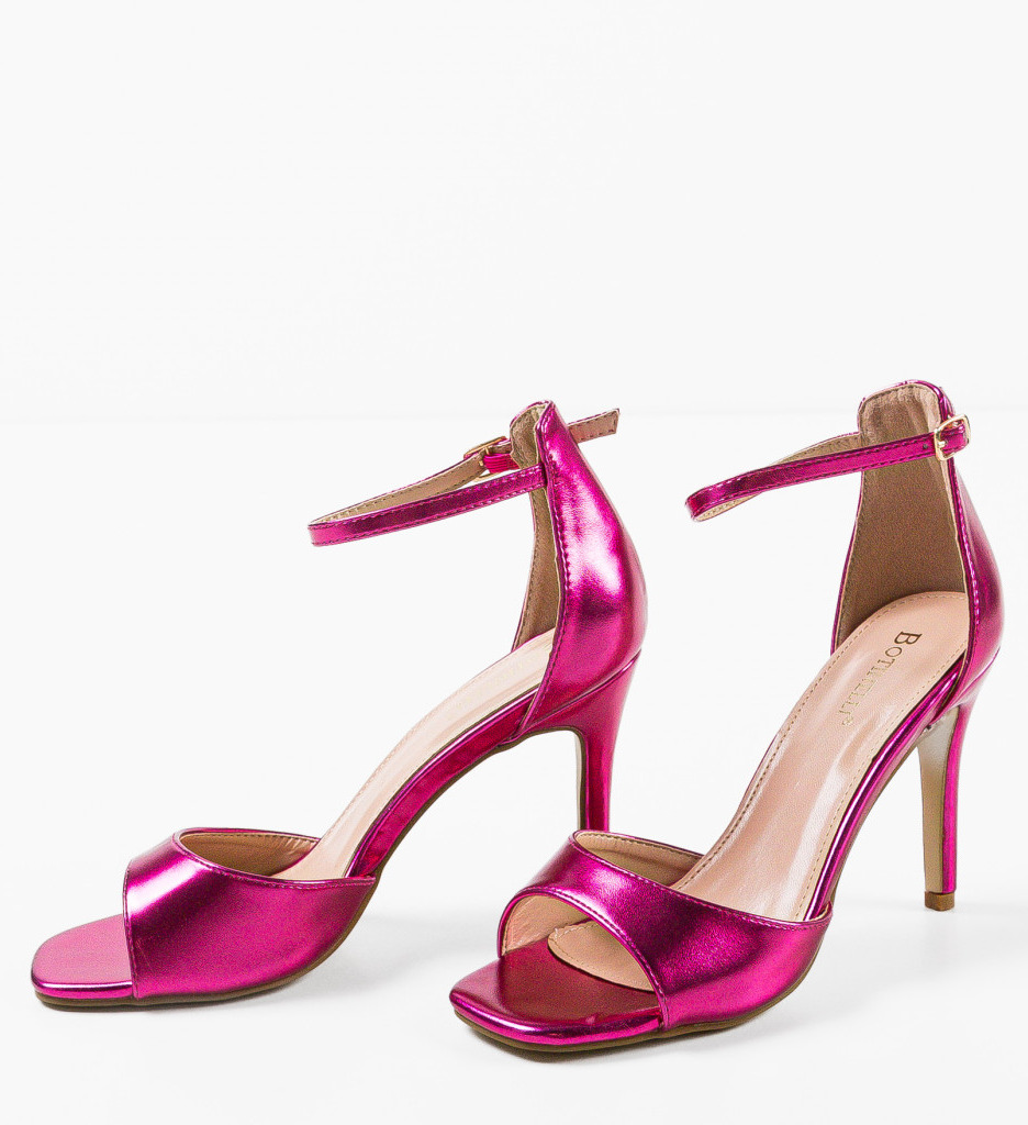 Sandale Toc Fucsia Moroilo | Stil Feminin - imagine 5