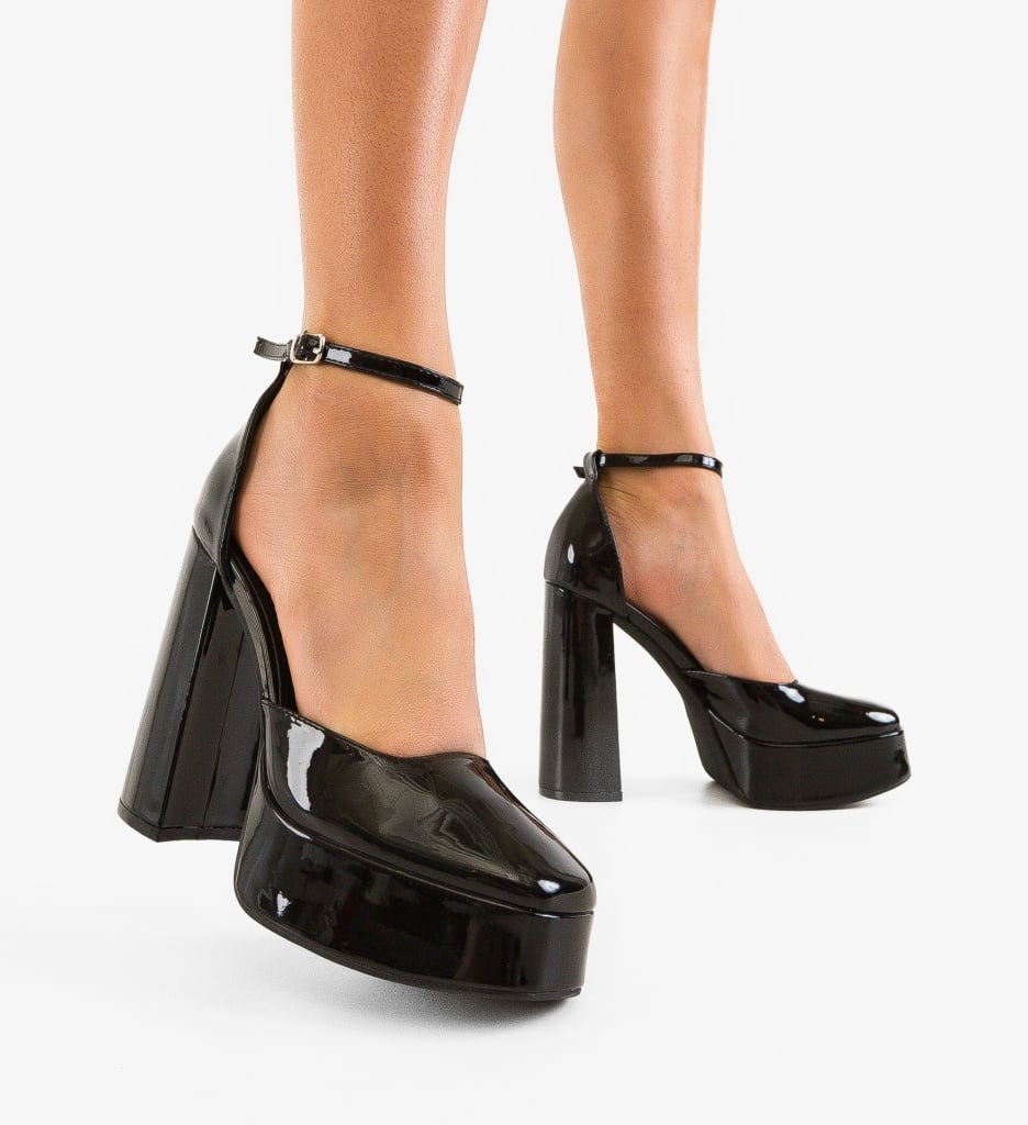 Pantofi cu Toc Sakke Negri | Eleganță Asigurată