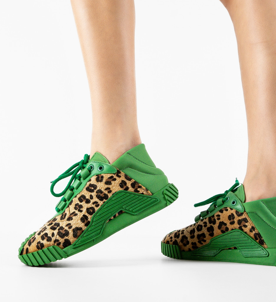 Sneakers Kofta Dama Verzi - Confort și Stil - imagine 3