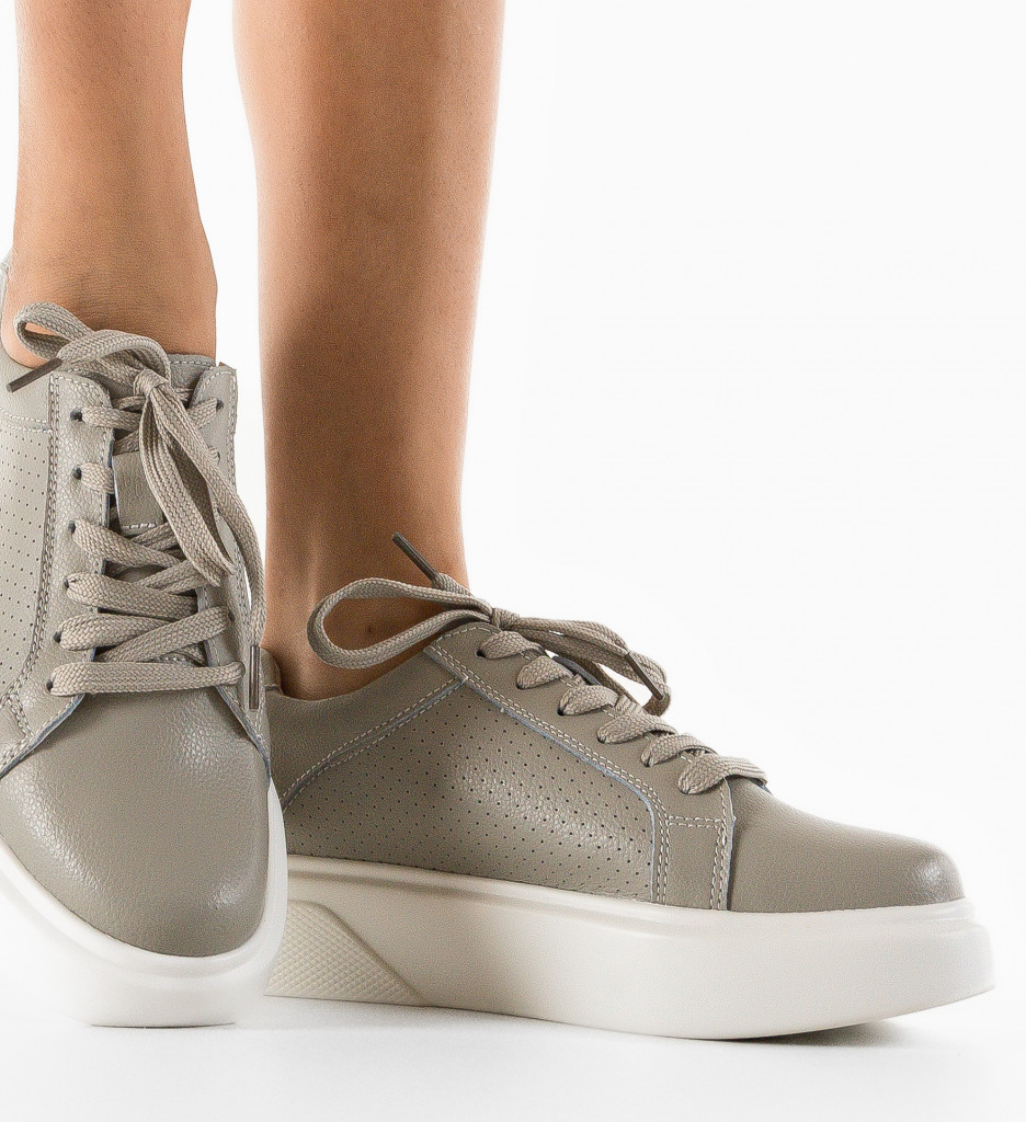Sneakers Dama Lenox Gri | Confort și Stil