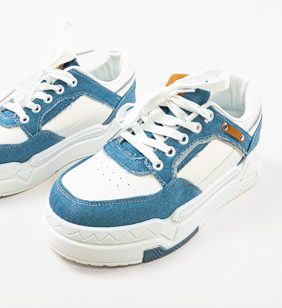 Sneakers Dama Albastri Kryst - Confort Sport - imagine 5
