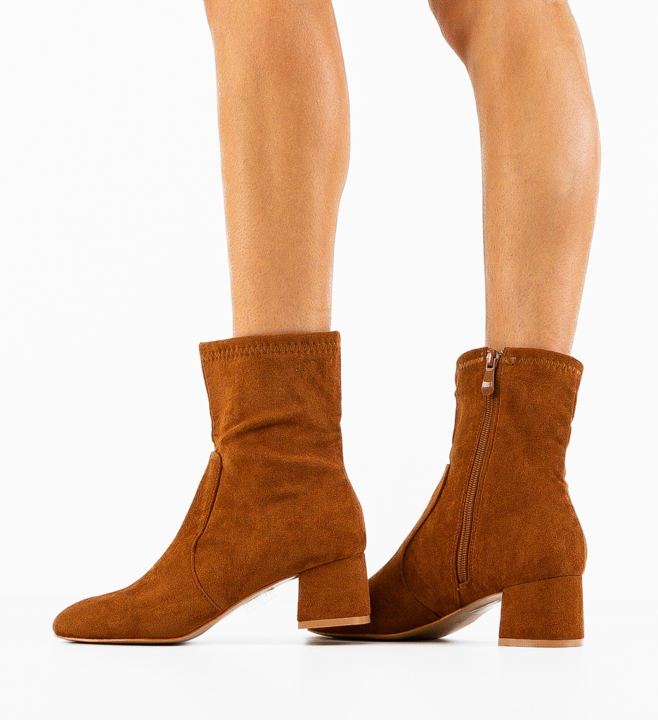 Botine Dama Ismael Camel - Eleganță și Confort - imagine 2
