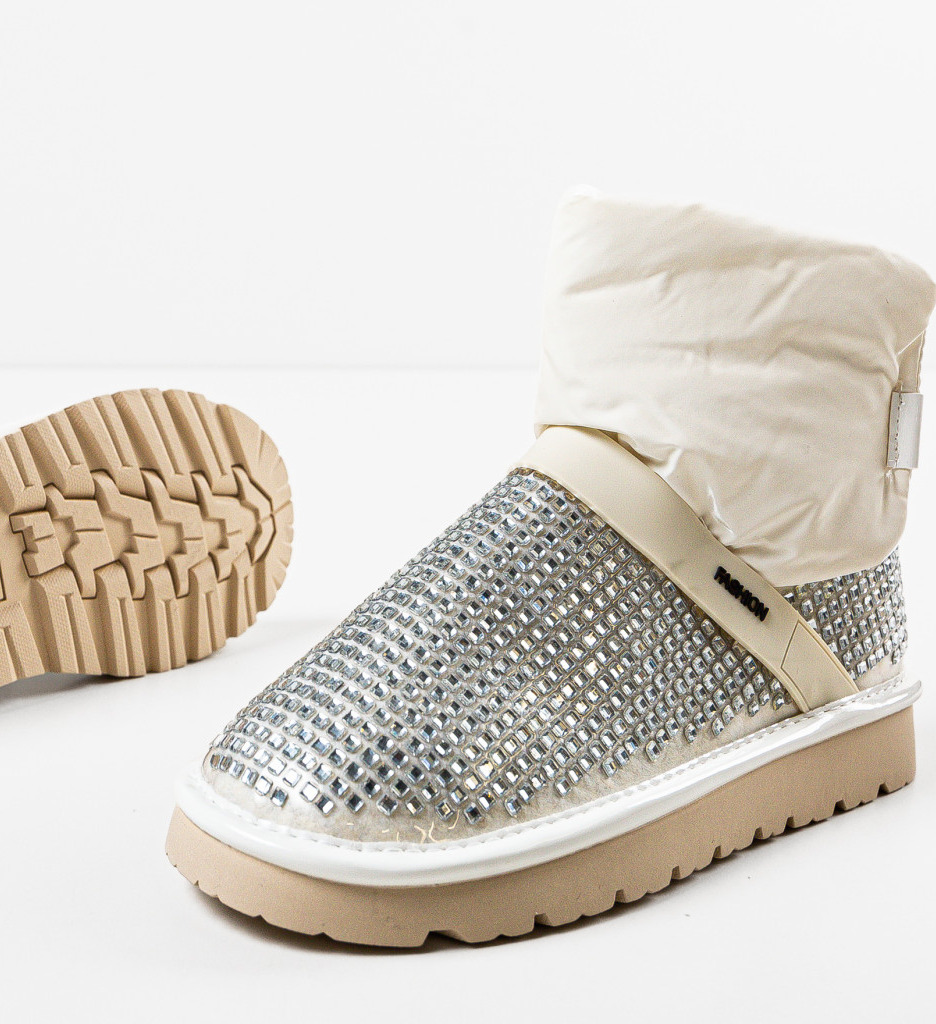 Cizme tip UGG Bej - Confort și Stil | Cinci - imagine 5