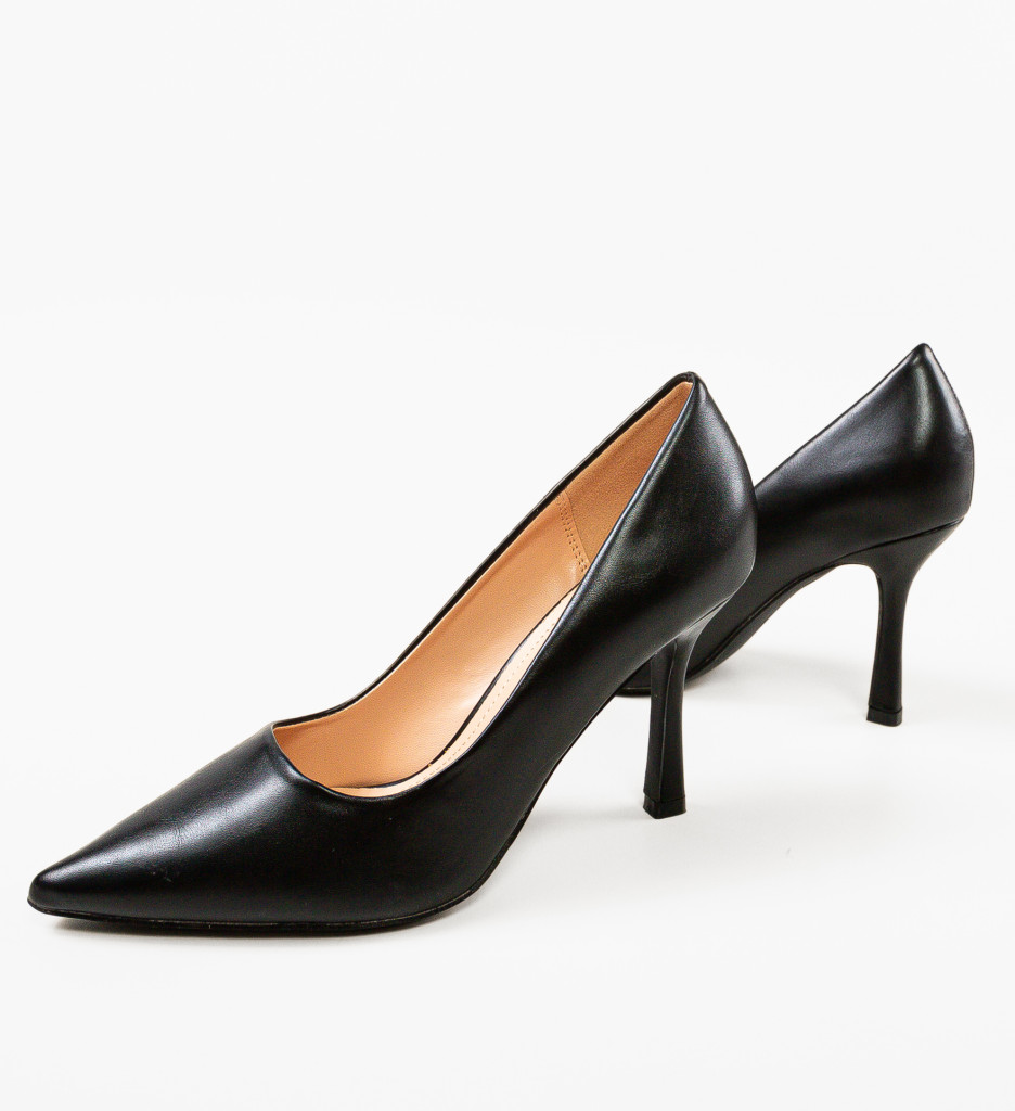 Pantofi cu toc Kerkei Negri - Eleganță și Stil - imagine 6