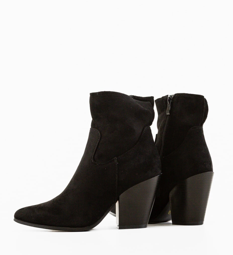 Botine Dama Eirian Negre | Eleganță și Stil - imagine 6