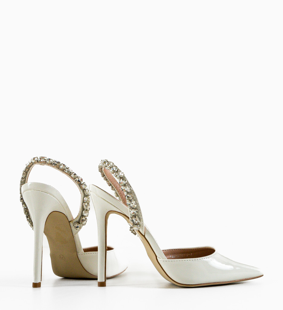 Pantofi Haven Albi cu Toc - Eleganță și Stil - imagine 7