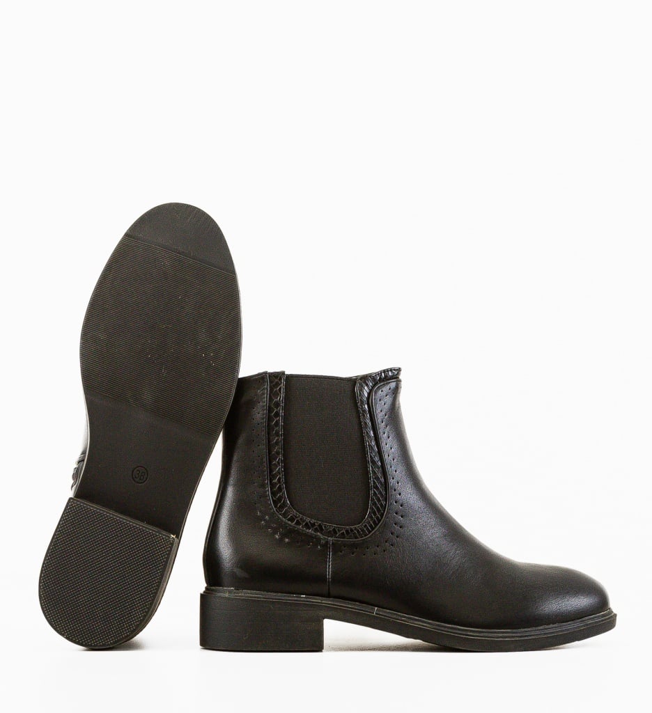Ghete Dama Lecce Negre - Eleganță și Stil - imagine 6