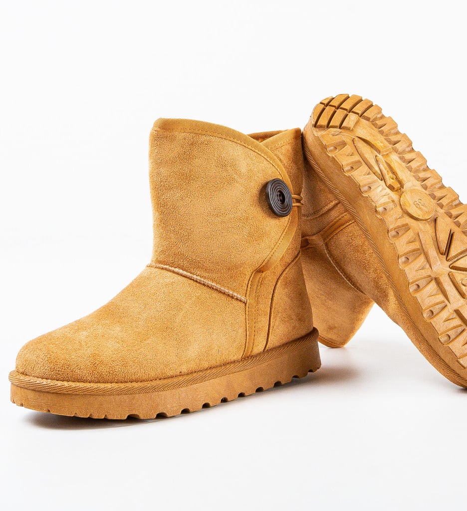 Cizme Dama Yubila Camel | Confort Termic - imagine 5