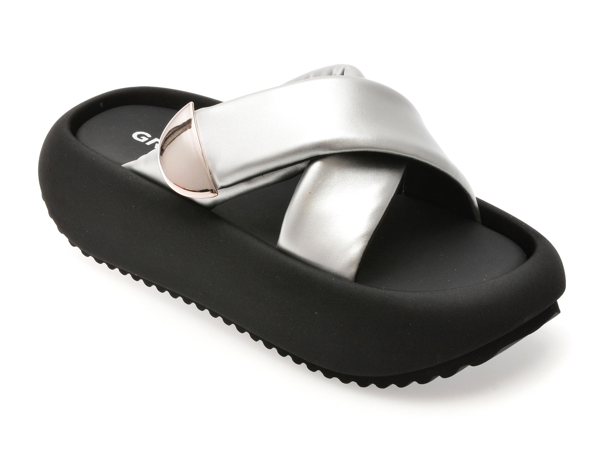 Papuci Gryxx Argintii | Eleganță și Confort