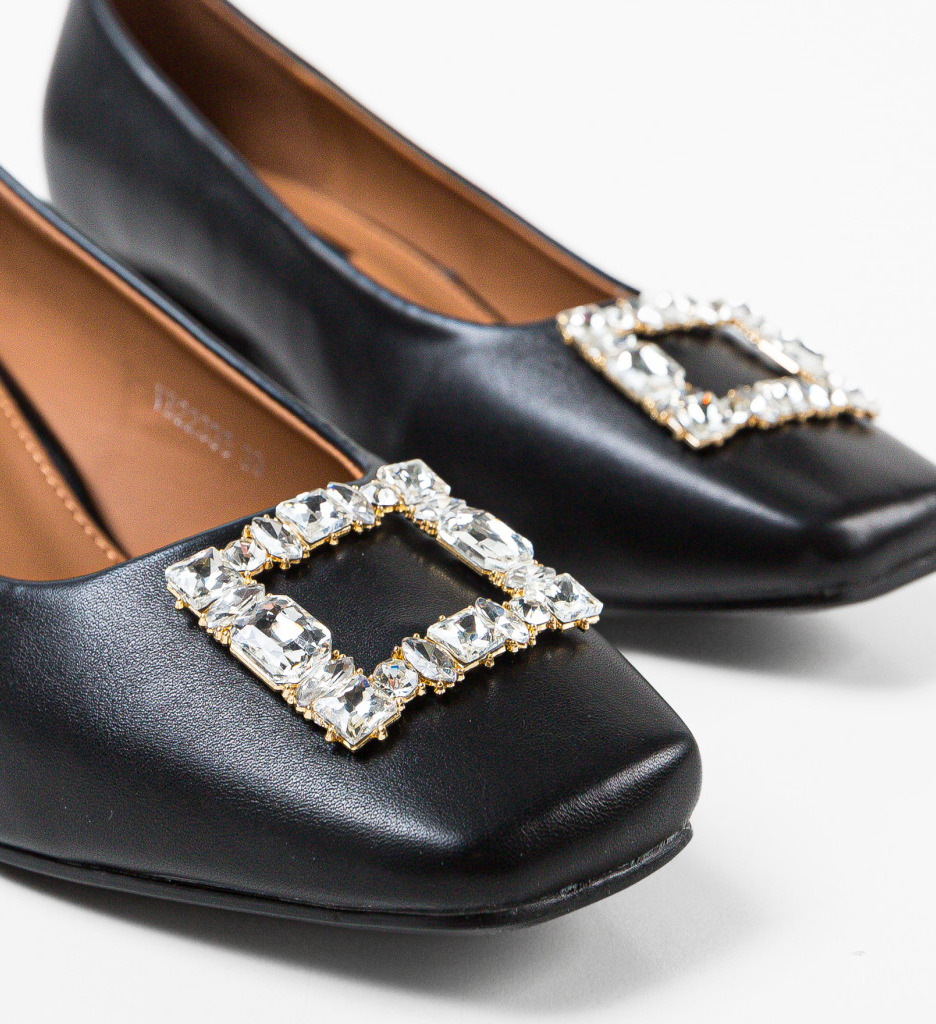 Pantofi Blevins Negri - Eleganță și Stil - imagine 7