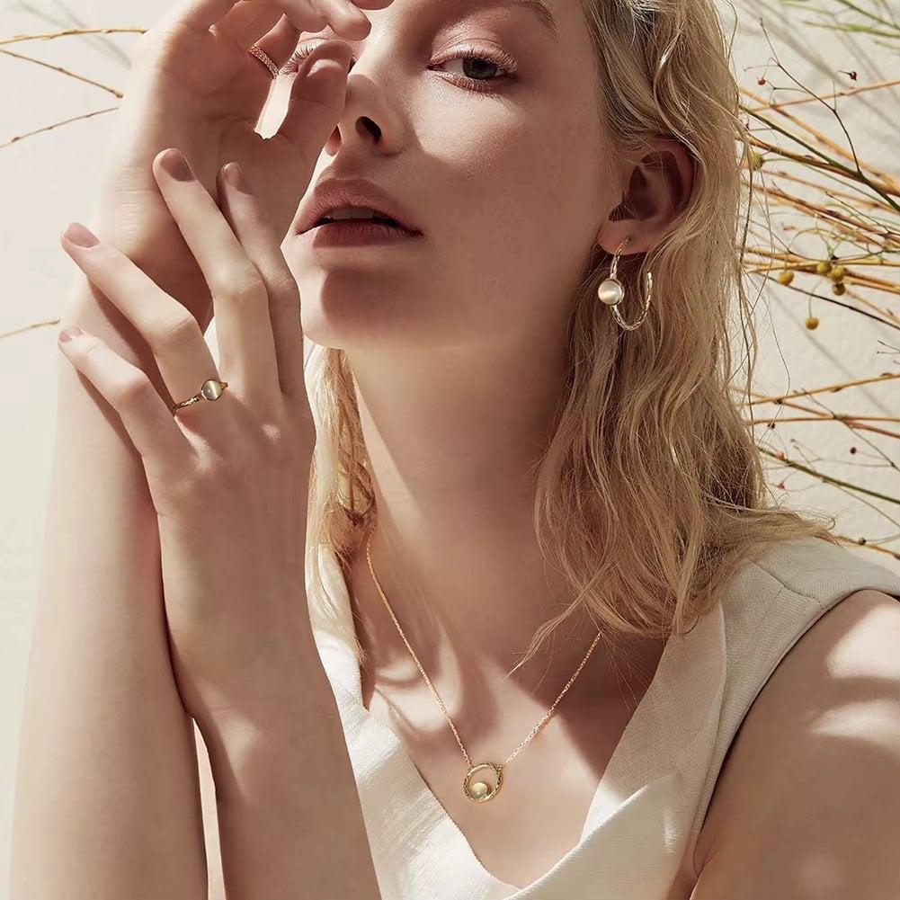 Lantisor Delis Argint cu Piatra Lunii - imagine 3