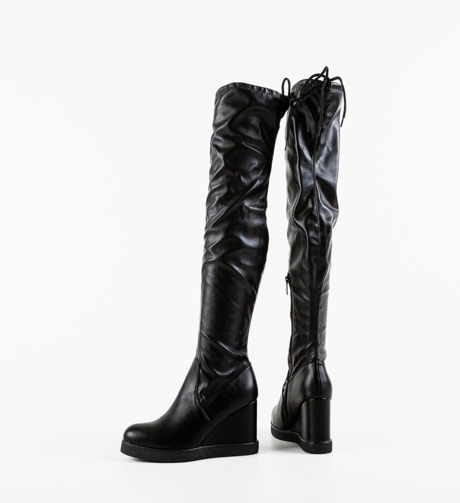 Cizme Dama Aguir Negre 2 - Elegante și Confortabile - imagine 8