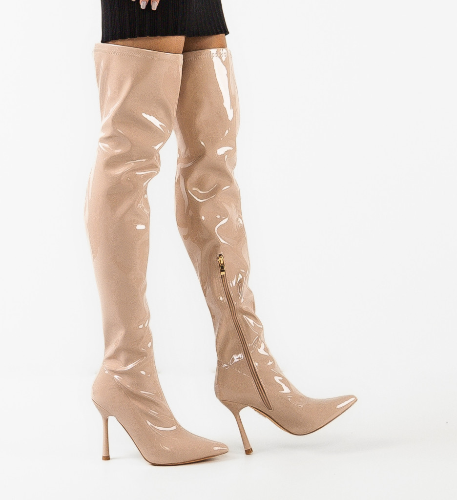 Cizme Dama Estes Bej | Stil Urban Versatil - imagine 3