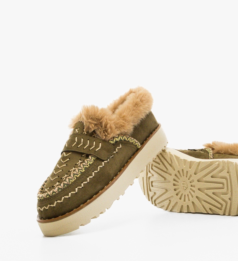 Pantofi Chunky Verzi - Confort și Stil Casual - imagine 5