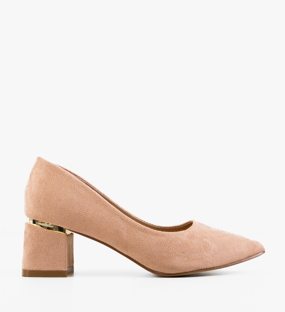 Pantofi Hazmelo Roz cu Toc - Eleganță și Stil - imagine 2
