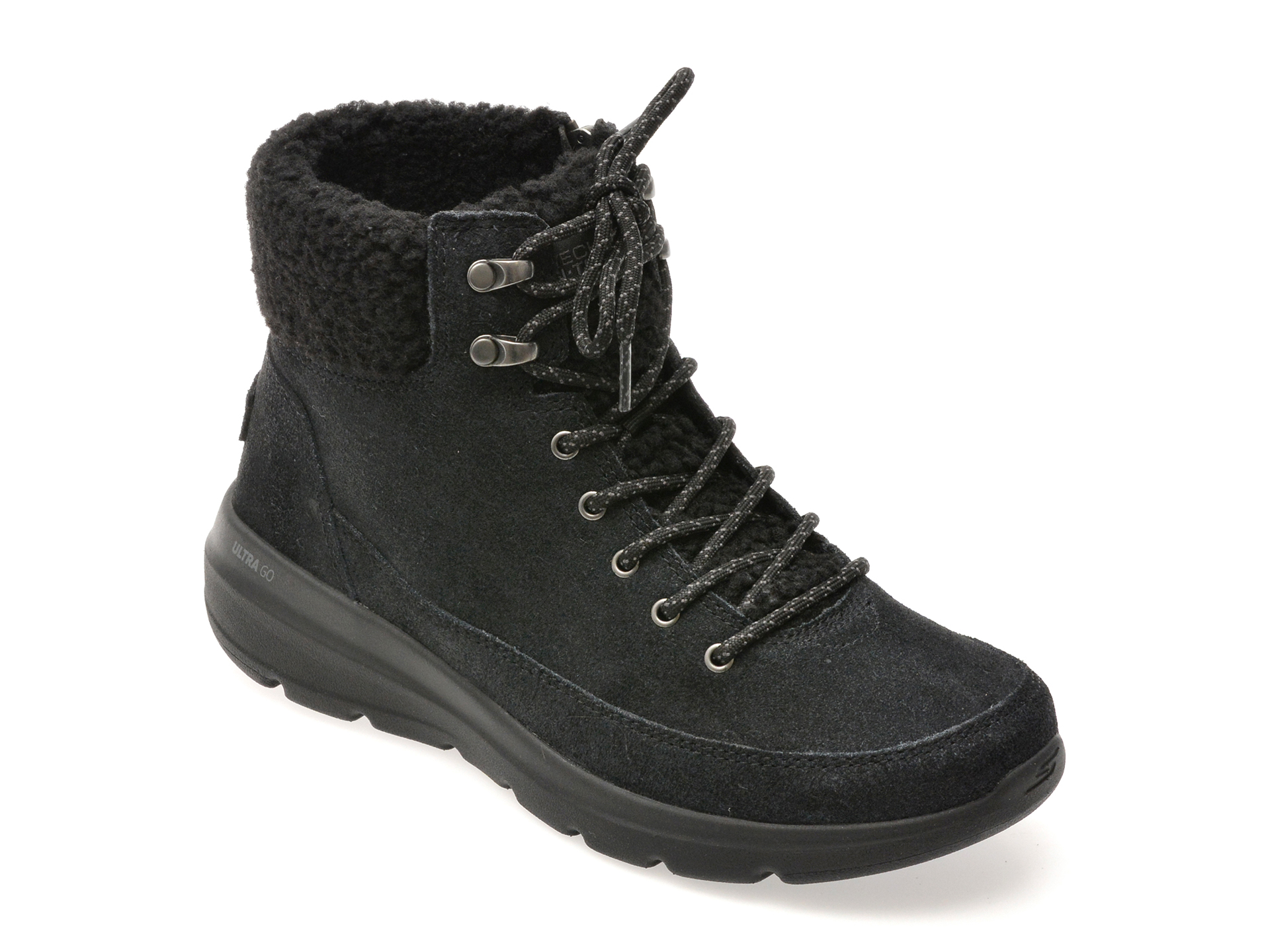 Ghete Skechers Glacial Ultra | Piele Întoarsă