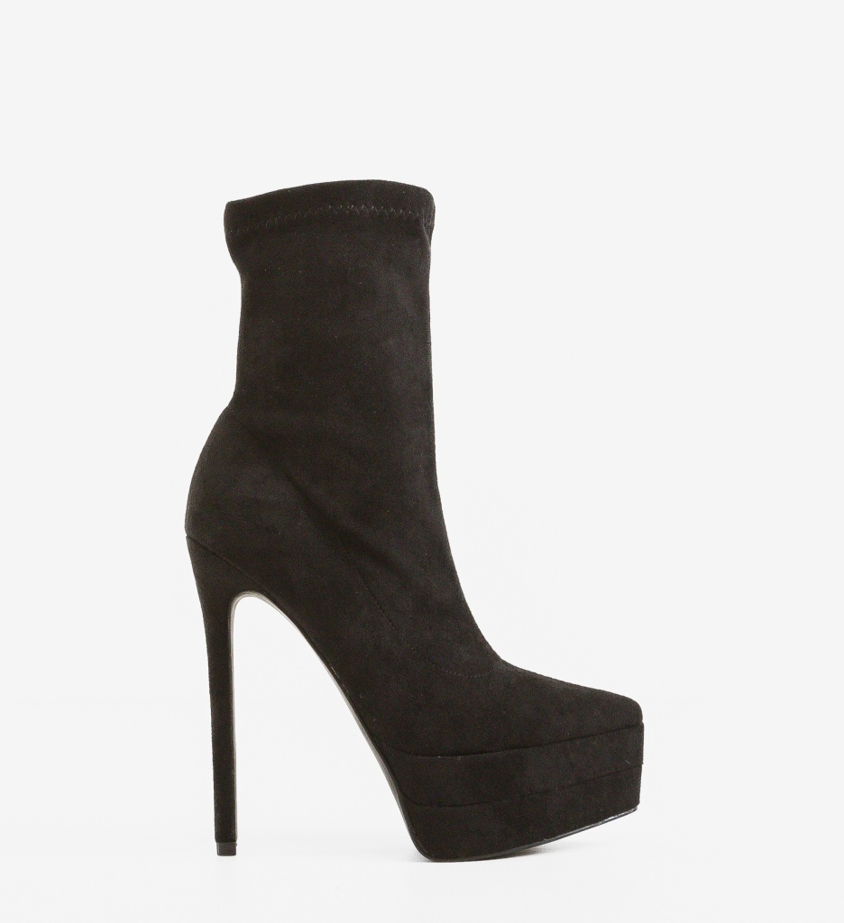 Botine Kazmire Negre Depurtat | Stil & Confort - imagine 6