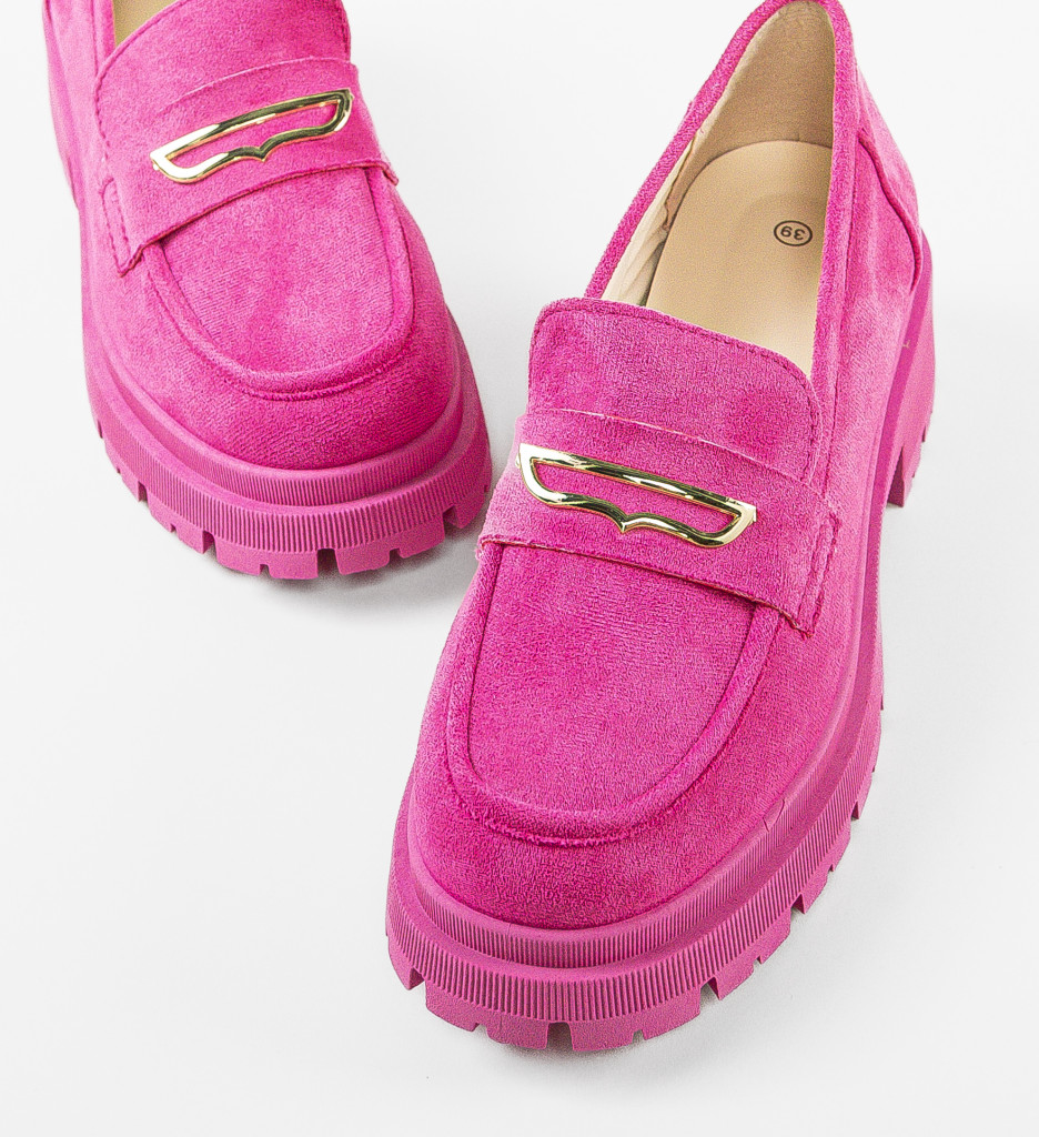 Pantofi Casual Jenny Fuchsia - Confort și Stil - imagine 6