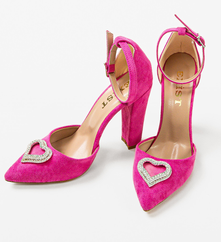 Pantofi dama Vyvyma Roz - Eleganță și Stil - imagine 4